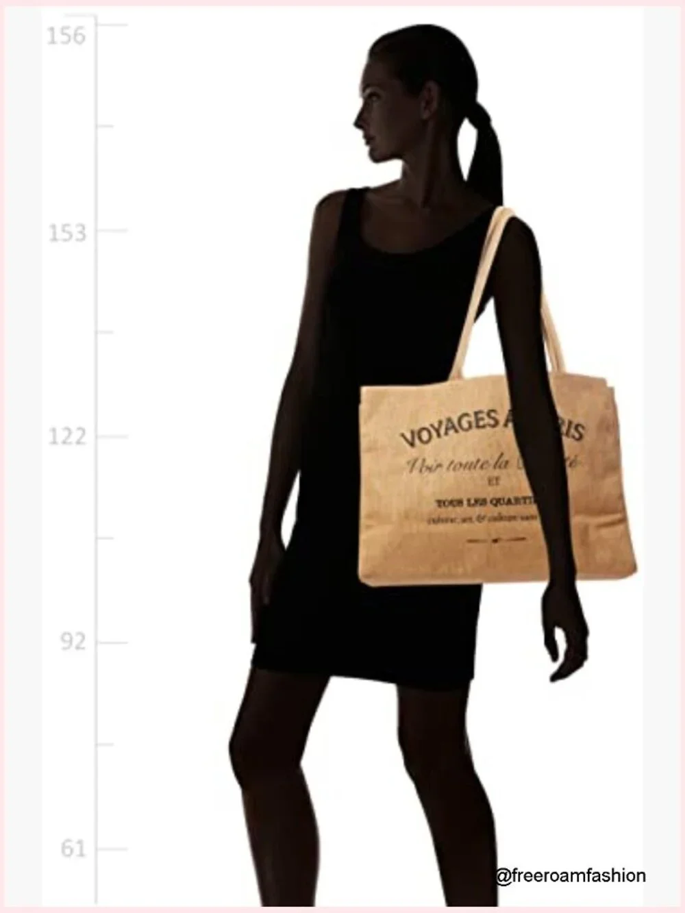 Jute Market Tote Bag with Zipper Pocket, Reusable Grocery Shopping Bag